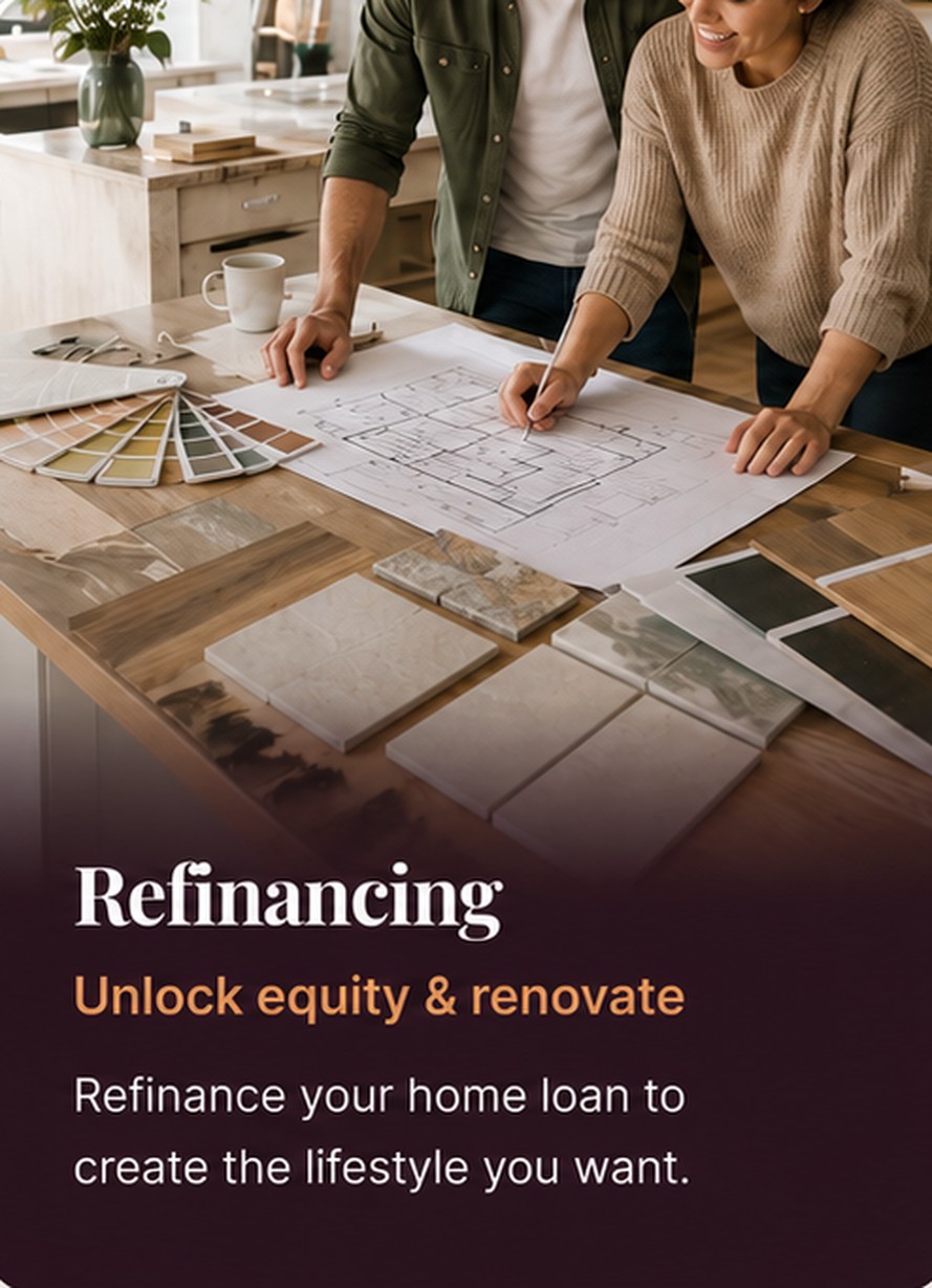 Refinancing - unlock equity and renovate